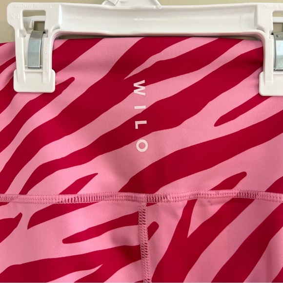 WILO Pink Animal Zebra Leggings L - Picture 4 of 8